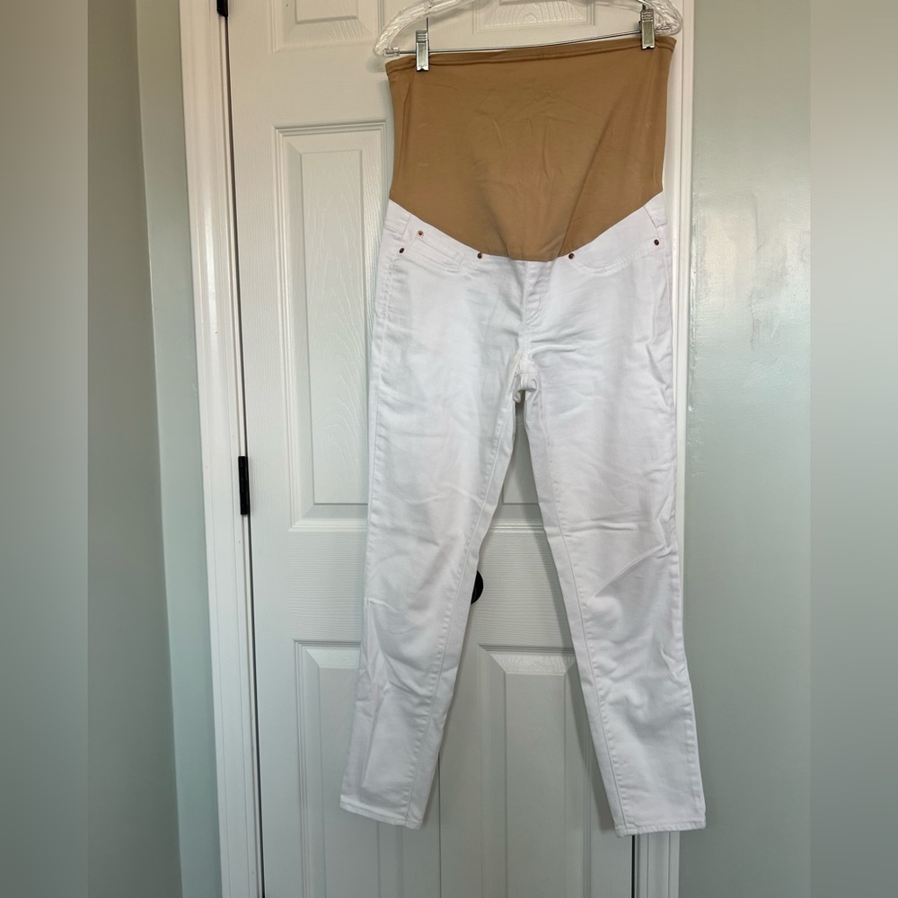 White Maternity Jeans size medium